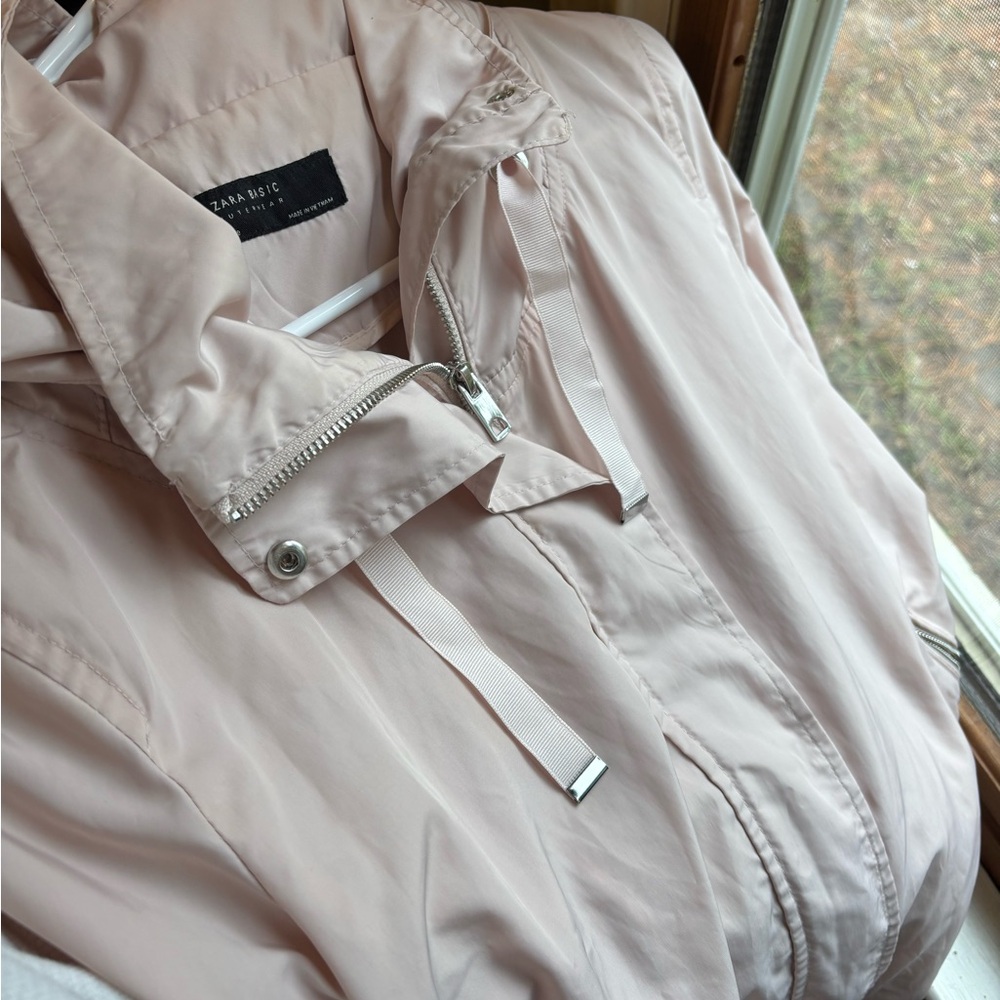 ZARA Basic Lightweight Pink Windbreaker Jacket – … - image 12